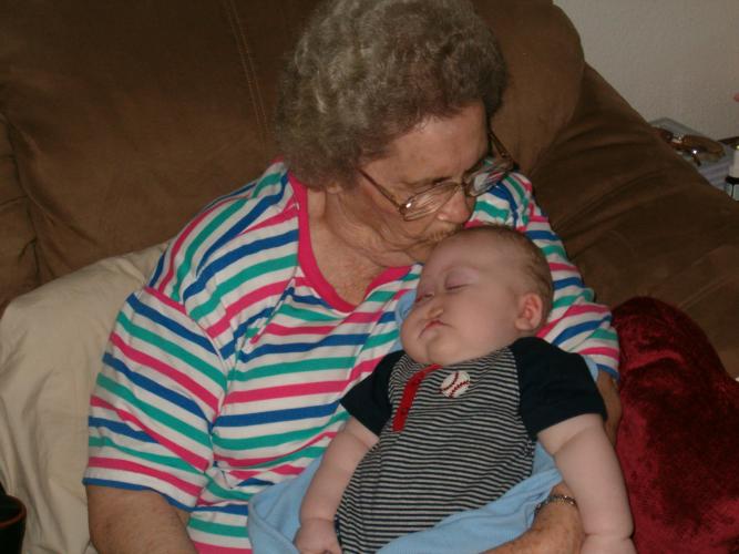 Cameron and Great-Grandmamma